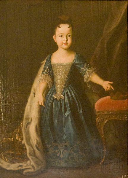 Louis Caravaque Portrait of Natalia Romanov France oil painting art